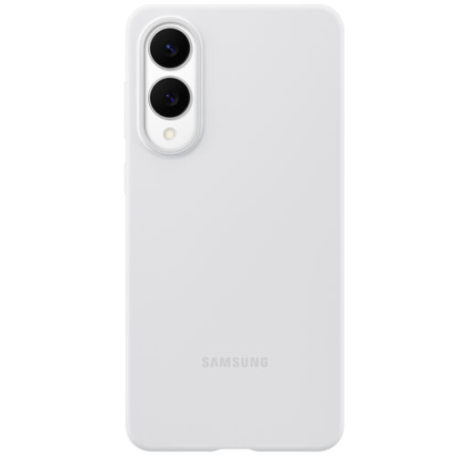 Capac protectie spate Samsung Silicone Case pentru Galaxy S25 Edge (S937), Light Gray - imagine 5