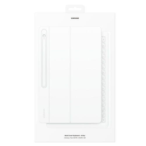 Husa Samsung Book Cover Keyboard - AI Key pentru Galaxy Tab S10 FE Plus, EF-DX625U White - imagine 11