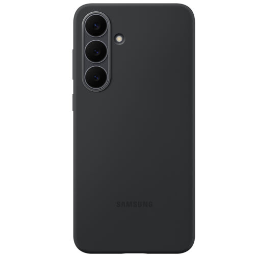 Capac protectie spate Samsung Silicone Case pentru Galaxy S25 FE (S731), Black - imagine 3