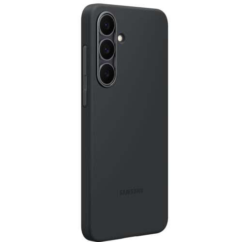 Capac protectie spate Samsung Silicone Case pentru Galaxy S25 FE (S731), Black - imagine 5