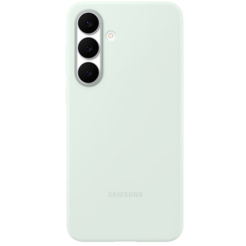 Capac protectie spate Samsung Silicone Case pentru Galaxy S25 FE (S731), Mint - imagine 3