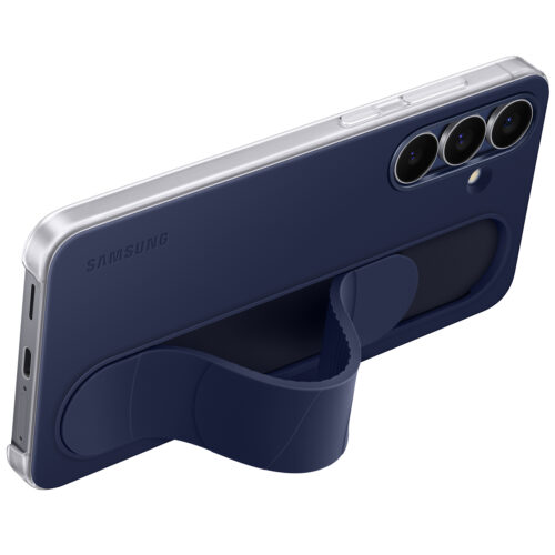 Capac protectie spate Samsung Standing Grip Case pentru Galaxy S25 FE (S731), Dark Blue - imagine 3