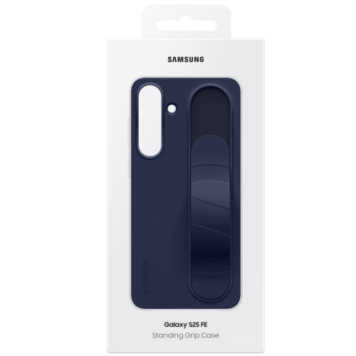 Capac protectie spate Samsung Standing Grip Case pentru Galaxy S25 FE (S731), Dark Blue - imagine 6