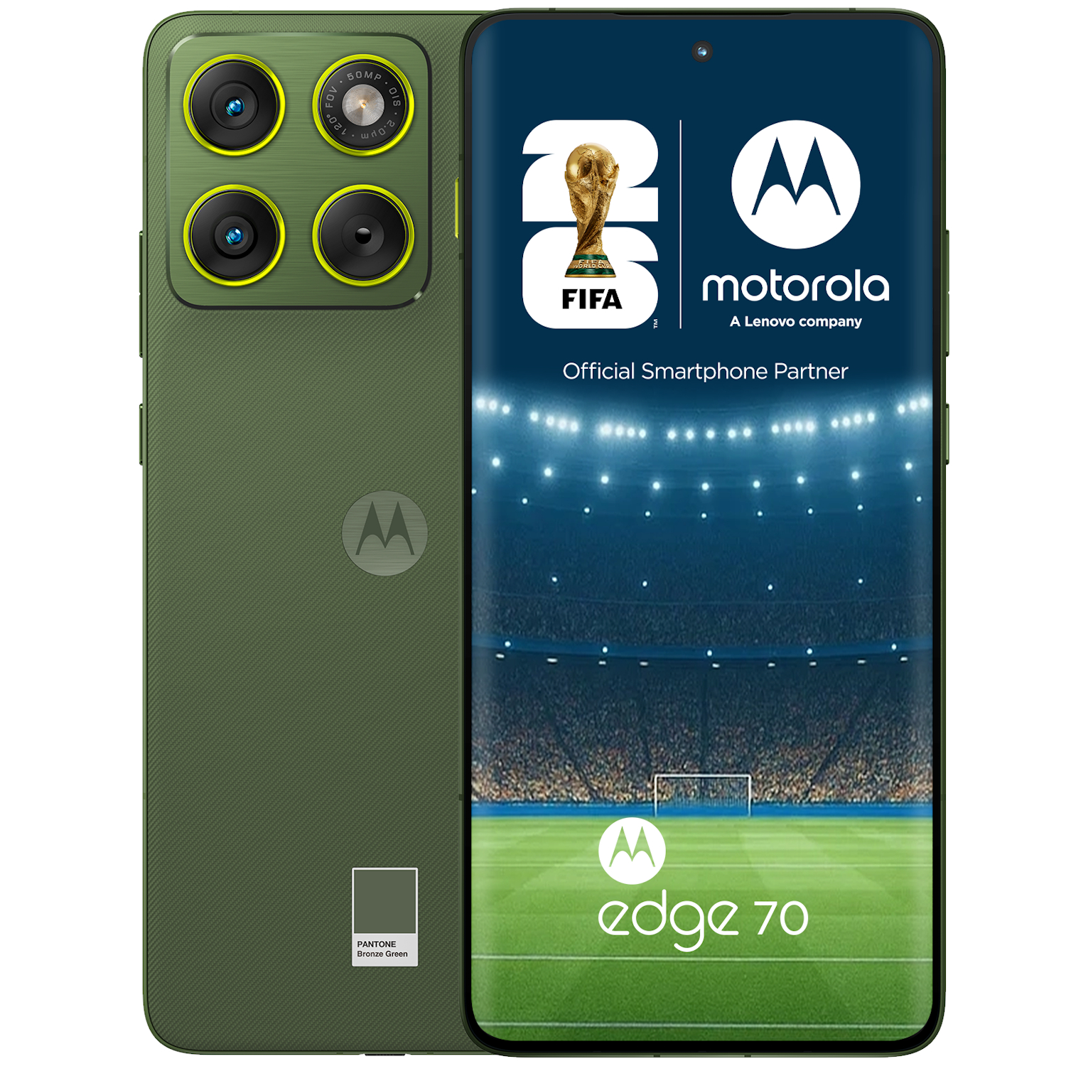 Telefon mobil Dual SIM Motorola Edge 70, 5G, Octa Core 2.8 GHz, 512 GB + 12 GB RAM, PANTONE Bronze Green - imagine 12