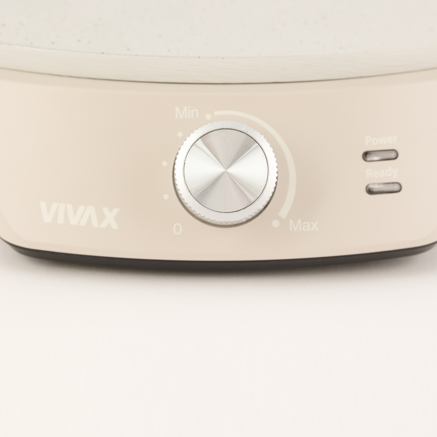 Aparat pentru preparat clatite Vivax PM-1200S, plita 30 cm, putere 1200 W, Lunar Bej - imagine 2