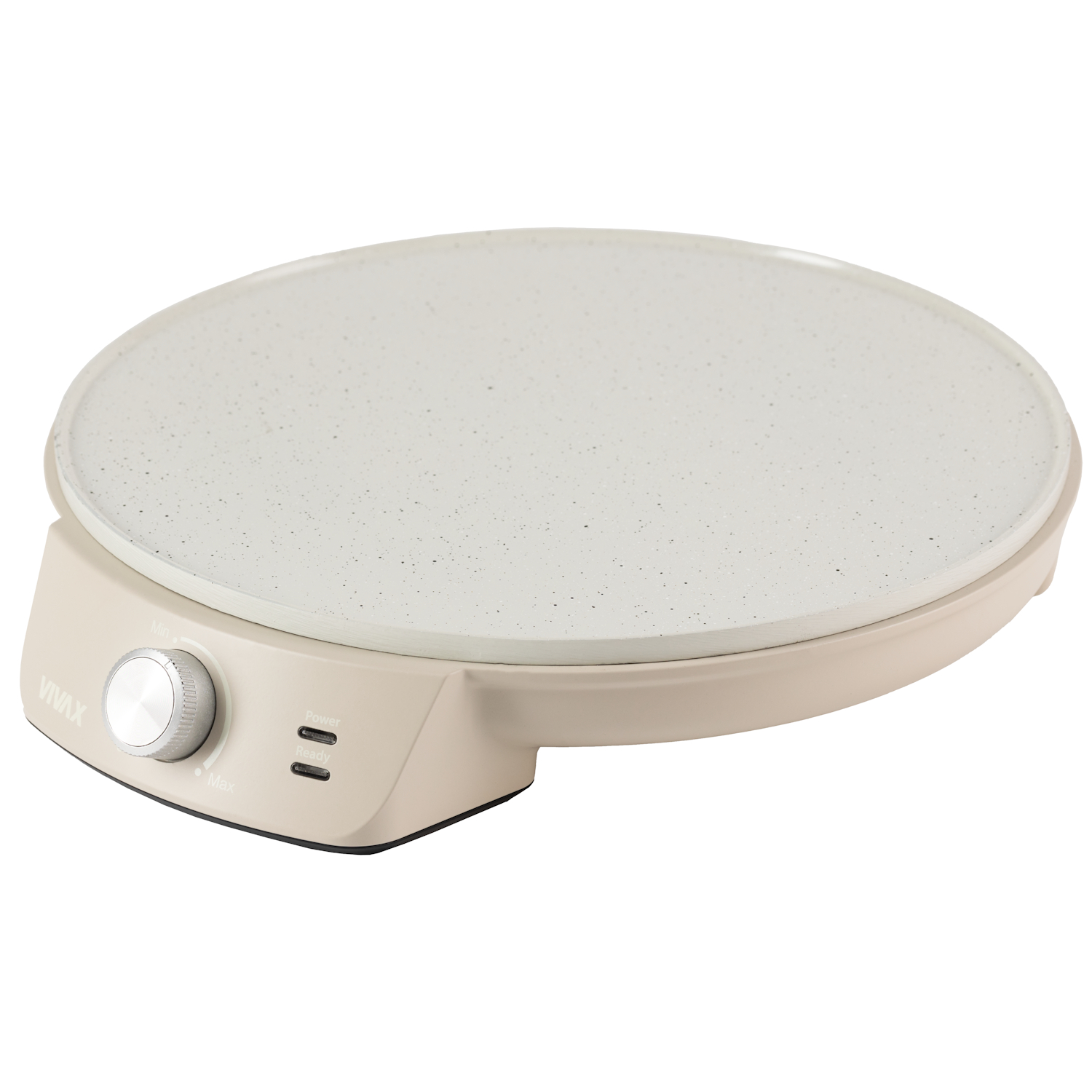 Aparat pentru preparat clatite Vivax PM-1200S, plita 30 cm, putere 1200 W, Lunar Bej - imagine 5