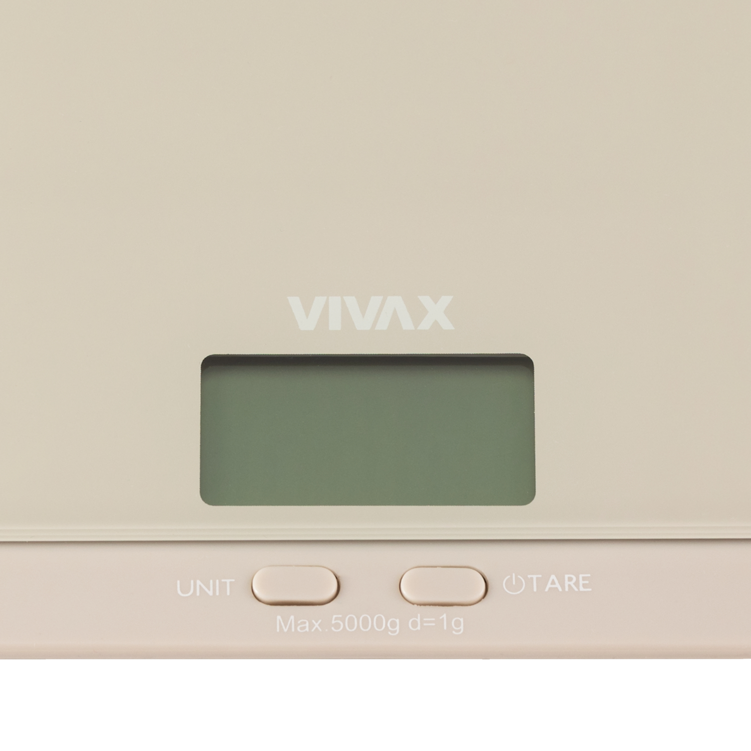 Cantar de bucatarie VIVAX KS-502G, ecran digital, sticla securizata, Lunar Bej - imagine 4