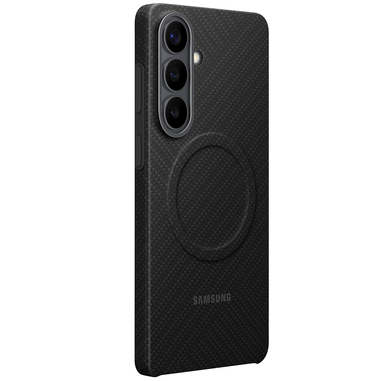 Capac protectie spate Samsung Carbon Magnet Case pentru Galaxy S26 Plus (S947), Black - imagine 4