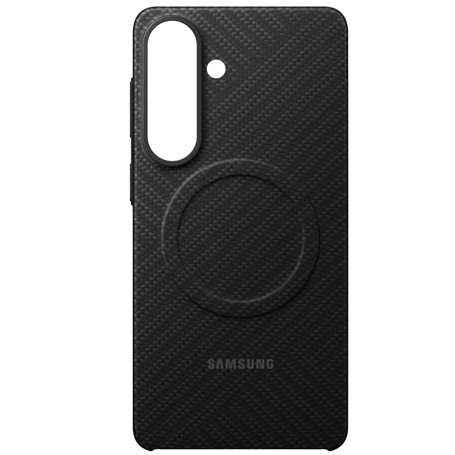Capac protectie spate Samsung Carbon Magnet Case pentru Galaxy S26 Plus (S947), Black - imagine 3