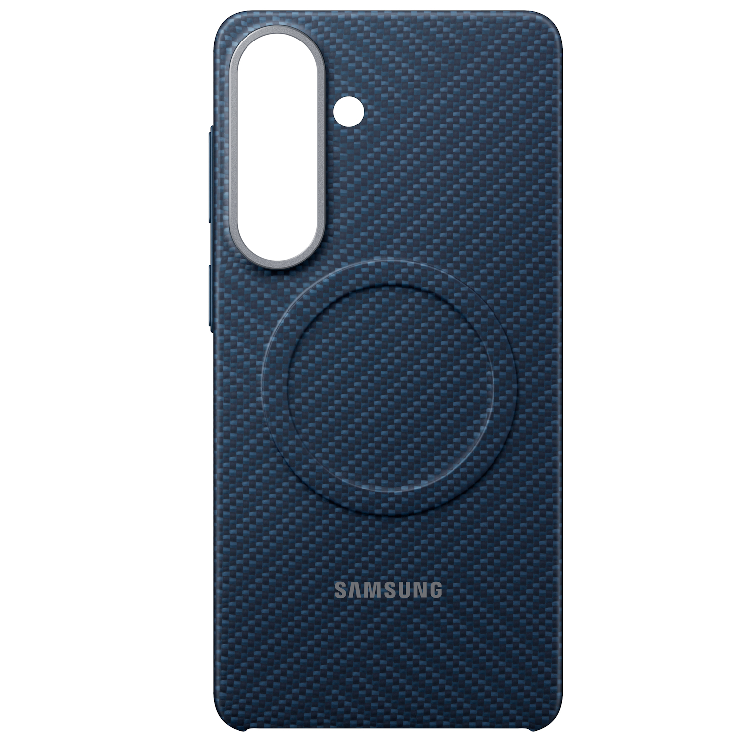 Capac protectie spate Samsung Carbon Magnet Case pentru Galaxy S26 Plus (S947), Blue Violet - imagine 4