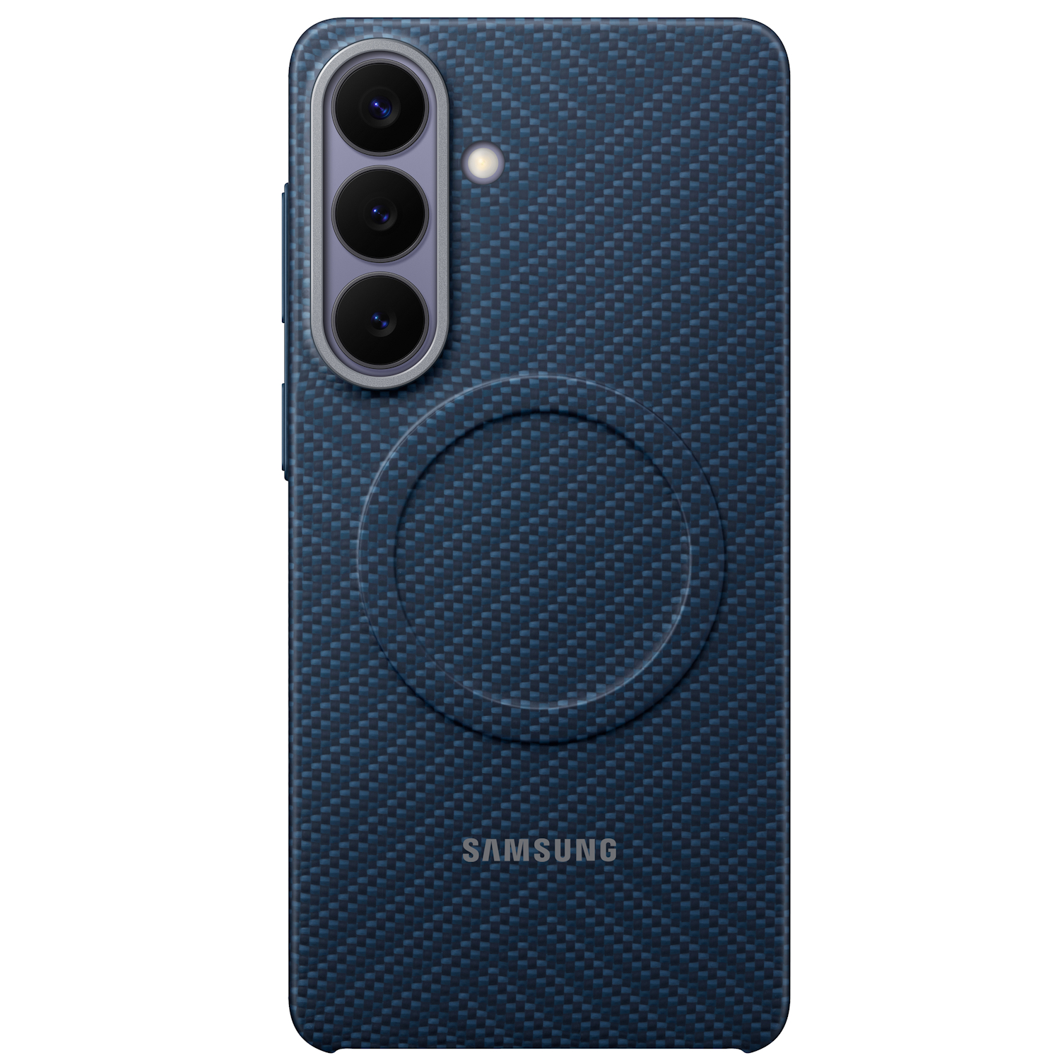 Capac protectie spate Samsung Carbon Magnet Case pentru Galaxy S26 Plus (S947), Blue Violet