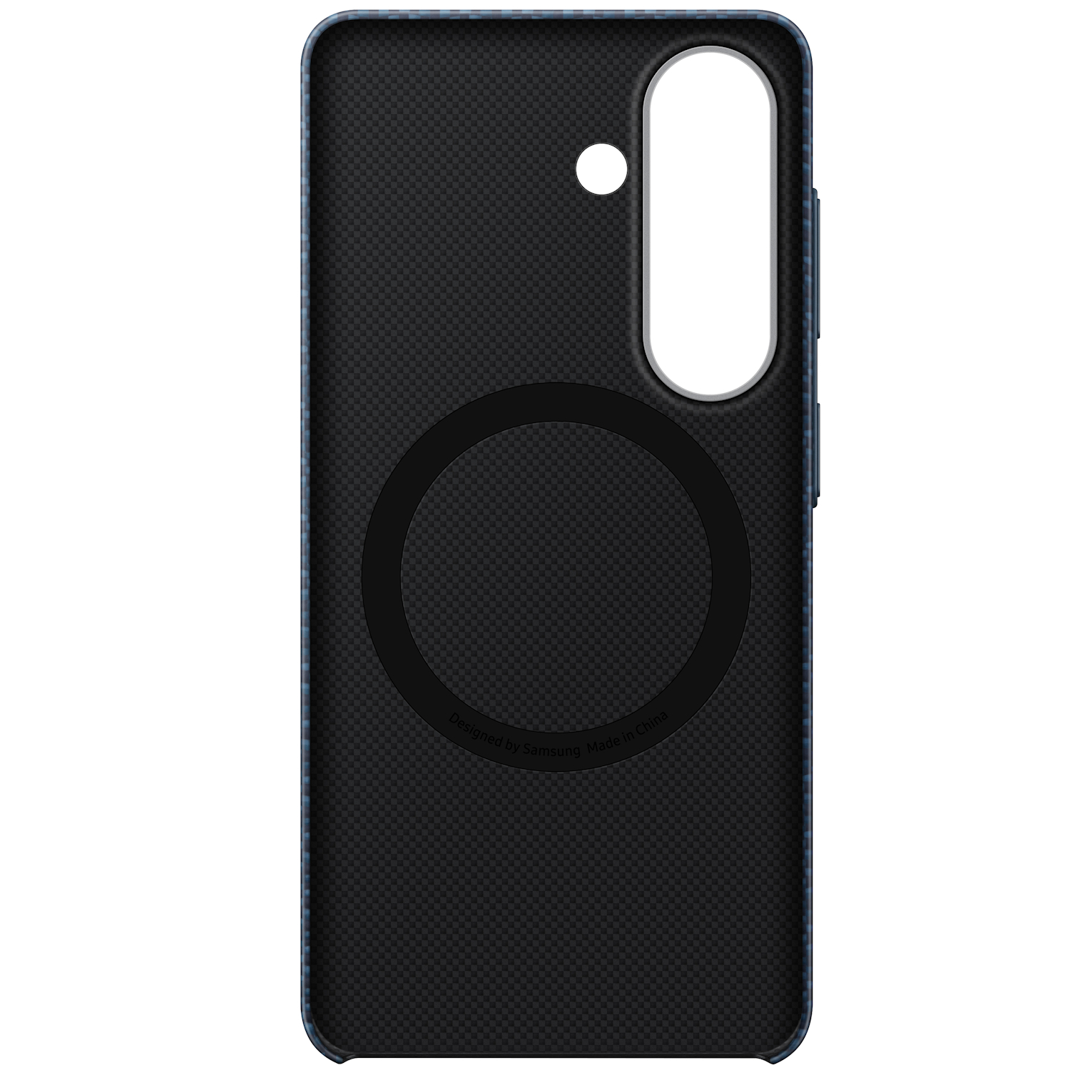 Capac protectie spate Samsung Carbon Magnet Case pentru Galaxy S26 (S942), Blue Violet - imagine 3