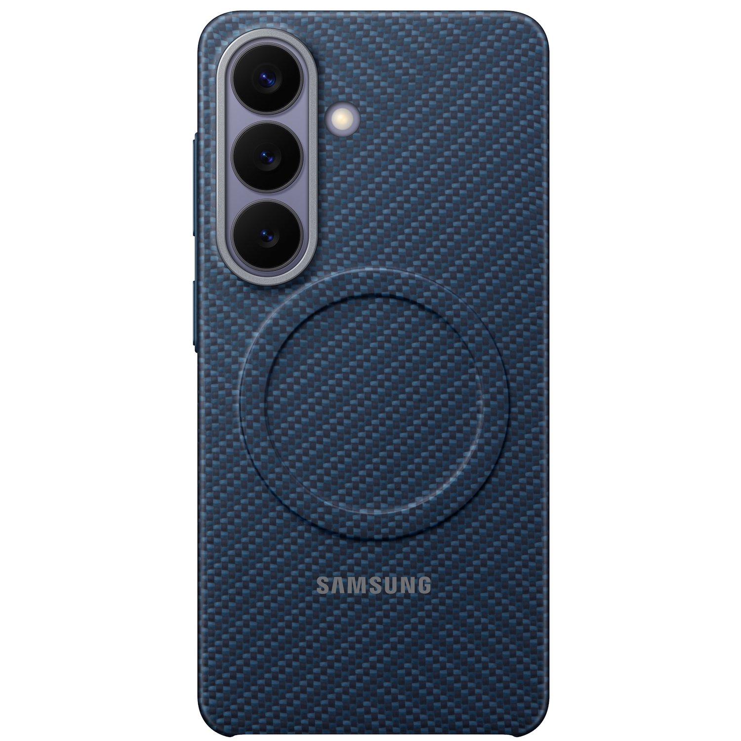 Capac protectie spate Samsung Carbon Magnet Case pentru Galaxy S26 (S942), Blue Violet - imagine 6
