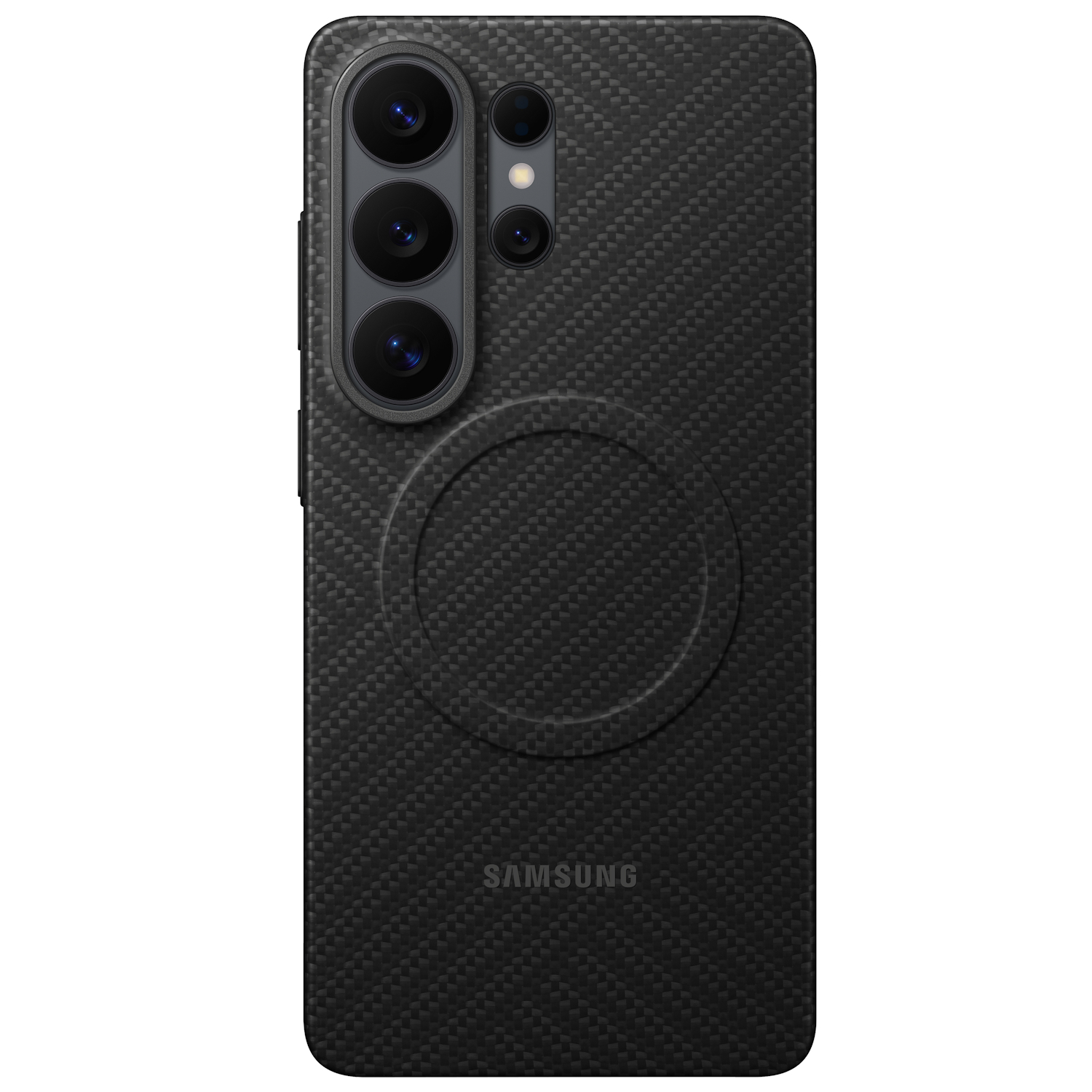 Capac protectie spate Samsung Carbon Magnet Case pentru Galaxy S26 Ultra (S948), Black