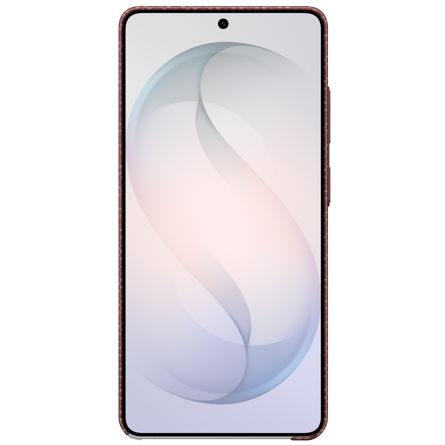 Capac protectie spate Samsung Carbon Magnet Case pentru Galaxy S26 Ultra (S948), Coral Red - imagine 2