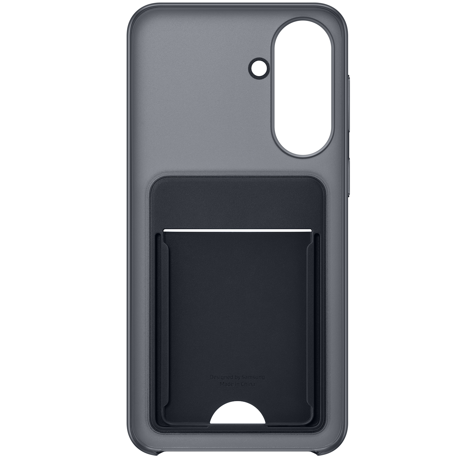Capac protectie spate Samsung Card Slot Case pentru Galaxy A37 (A376), Black - imagine 2