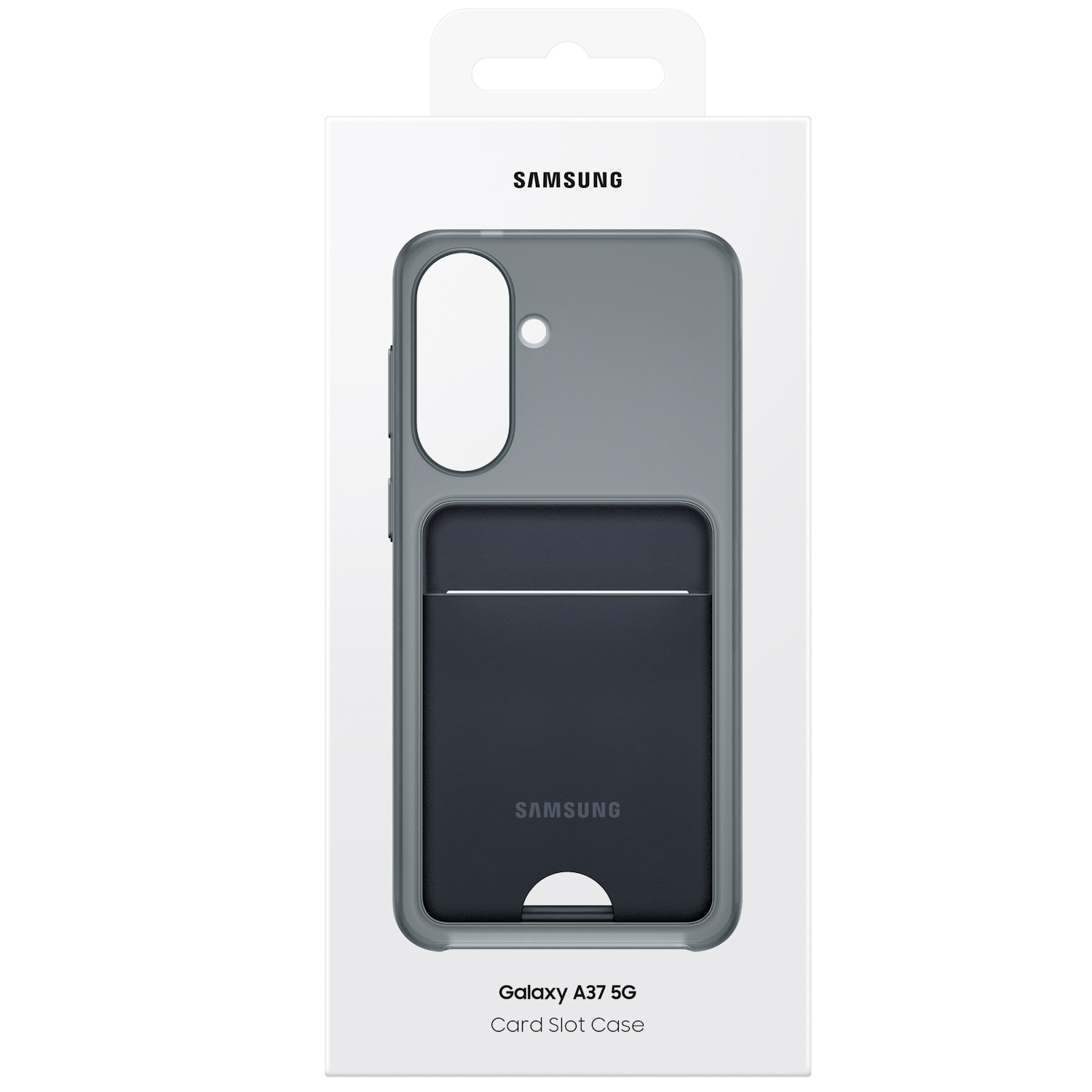 Capac protectie spate Samsung Card Slot Case pentru Galaxy A37 (A376), Black - imagine 6