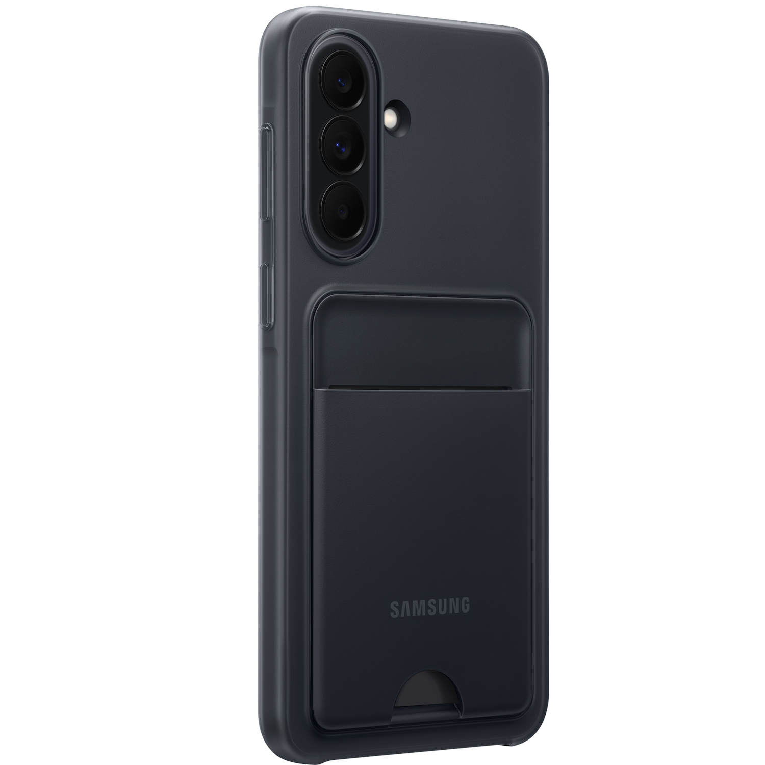 Capac protectie spate Samsung Card Slot Case pentru Galaxy A37 (A376), Black - imagine 5