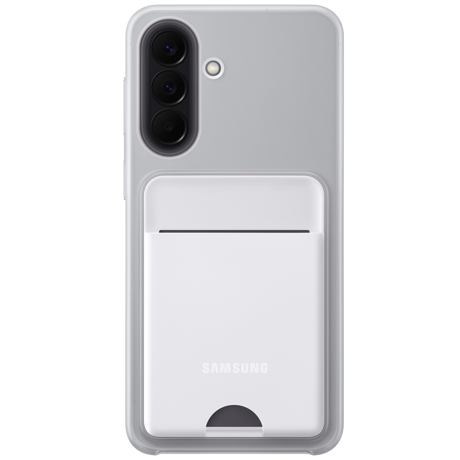 Capac protectie spate Samsung Card Slot Case pentru Galaxy A57 (A576), Light Gray - imagine 4