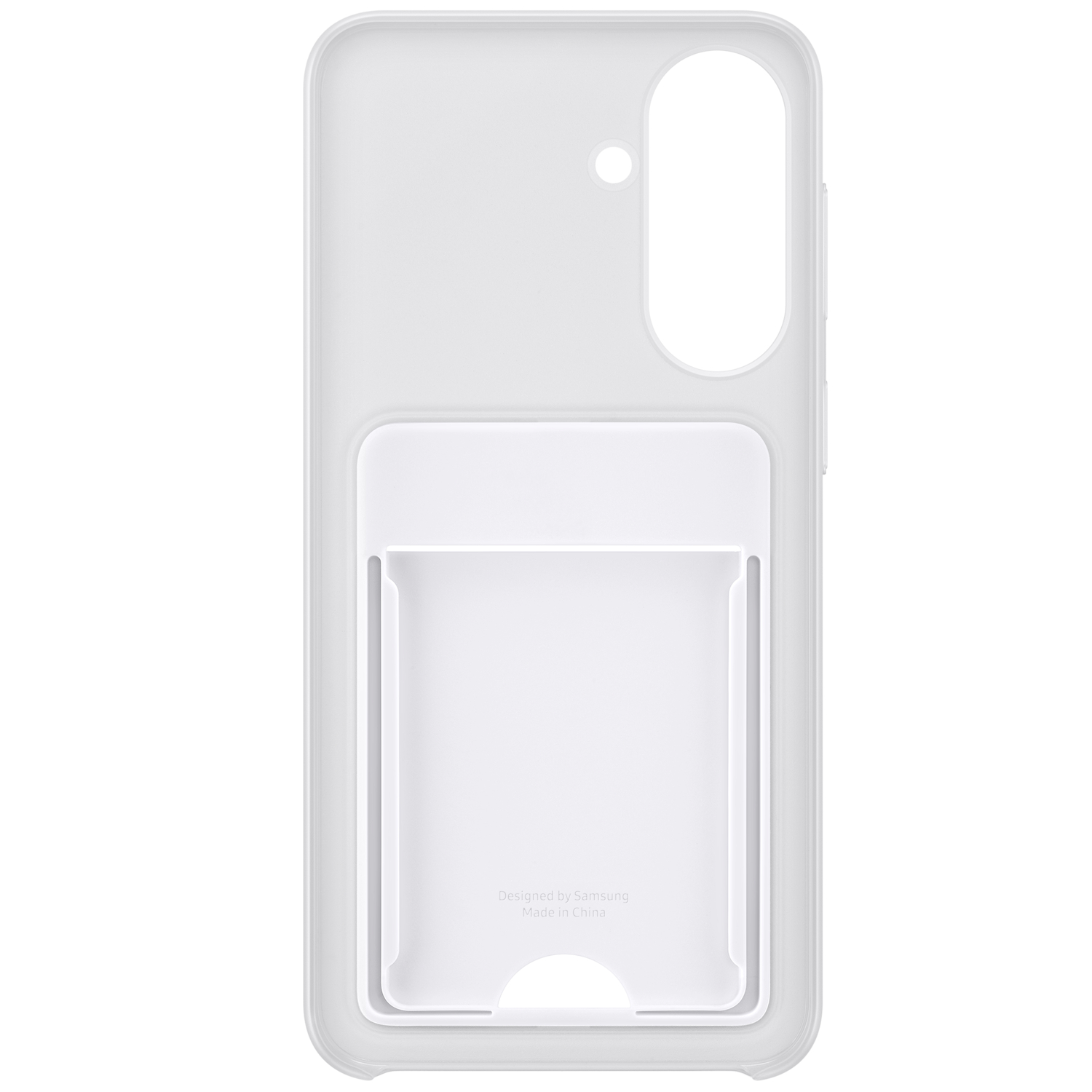 Capac protectie spate Samsung Card Slot Case pentru Galaxy A57 (A576), Light Gray - imagine 2