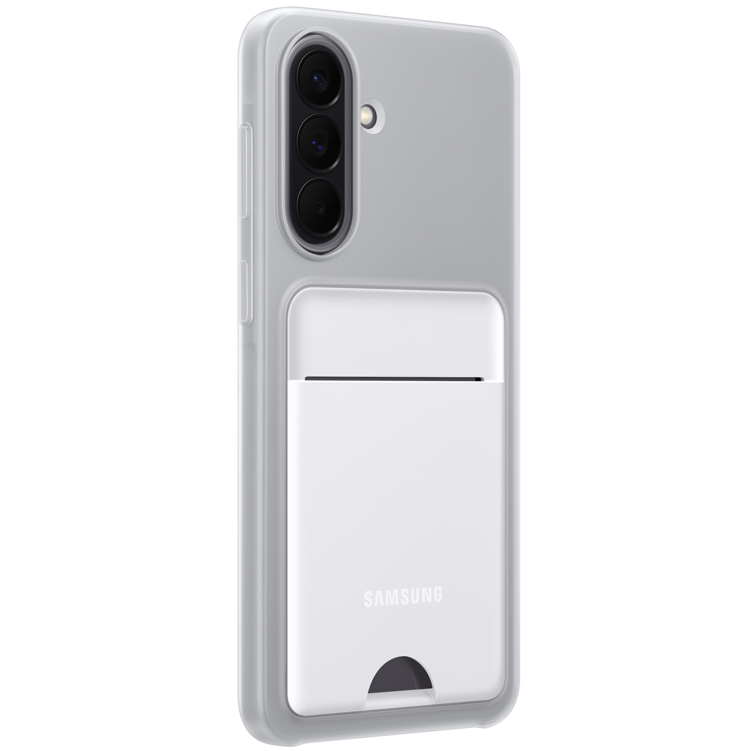 Capac protectie spate Samsung Card Slot Case pentru Galaxy A57 (A576), Light Gray - imagine 5