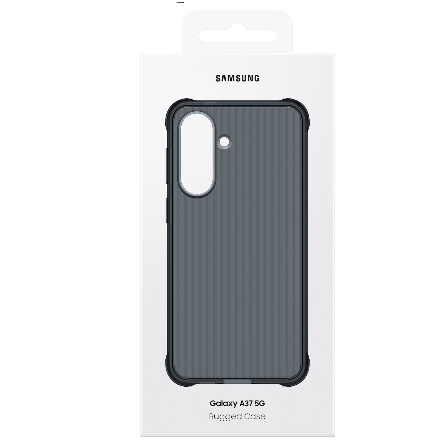 Capac protectie spate Samsung Rugged Case pentru Galaxy A37 (A376), Black - imagine 6