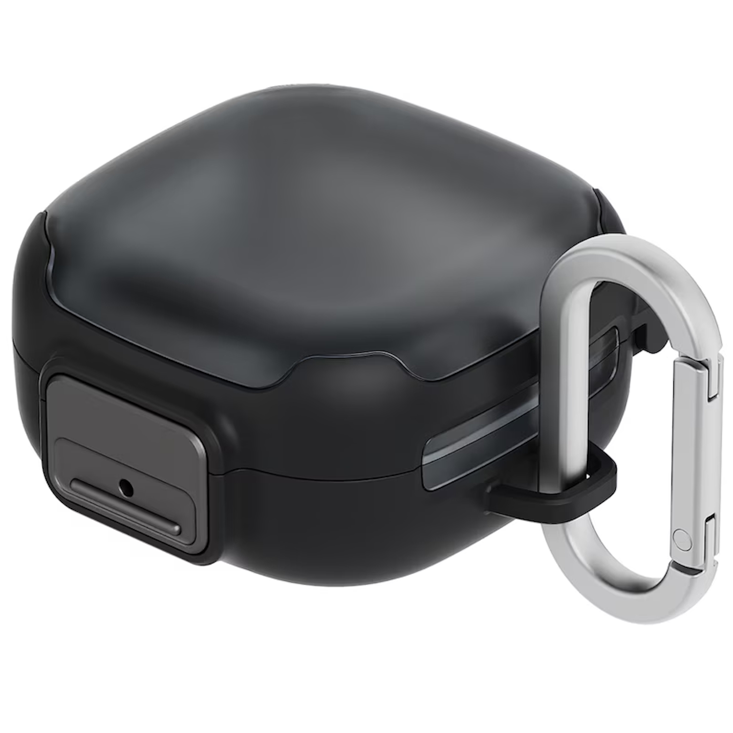 Husa de protectie Samsung Clip Case pentru Galaxy Buds 4 / Buds 4 Pro, cu carabina - Black - imagine 4