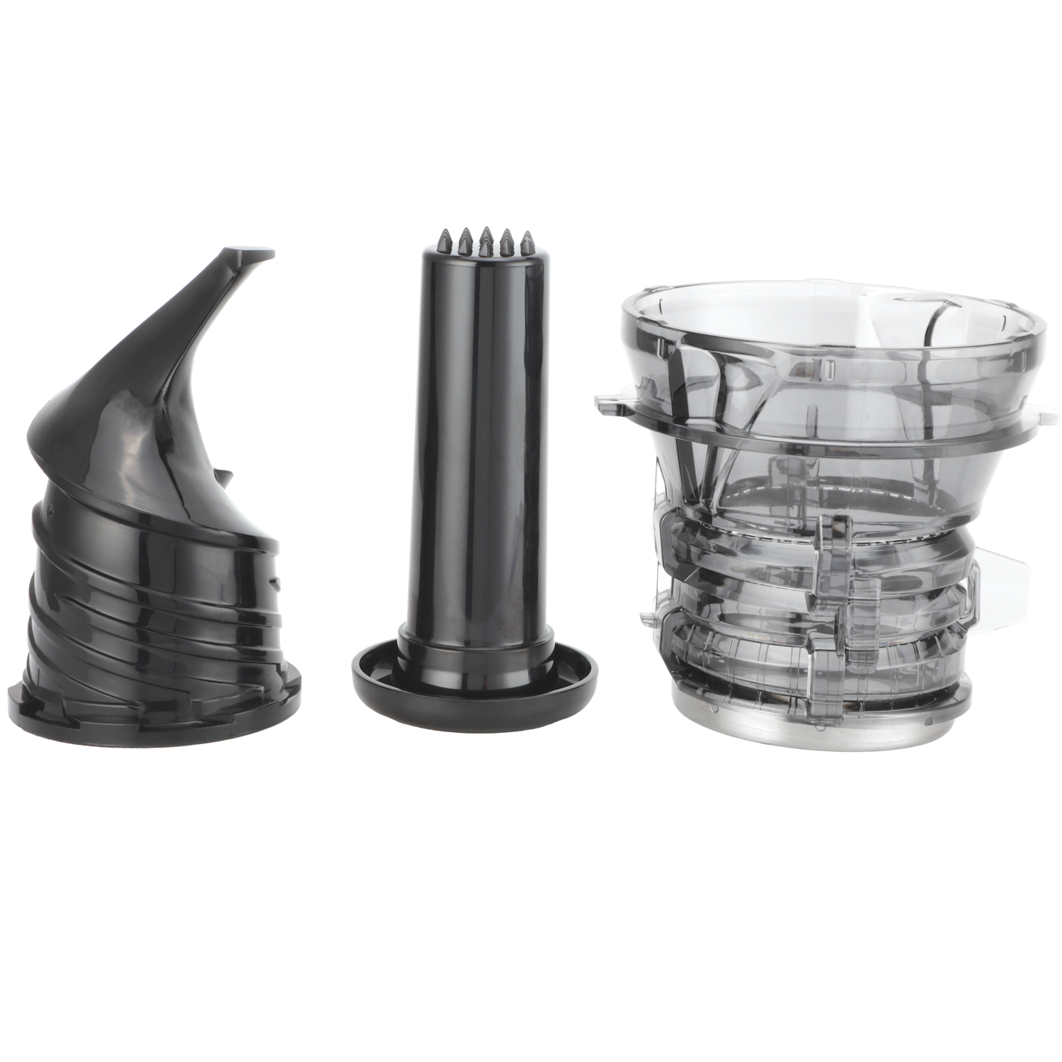 Storcator de fructe Vivax SJ-300B Slow Juicer, prin presare lenta la rece, putere 300W, capacitate 0.8L, Functie Reverse, anti-Picurare, Negru - imagine 4