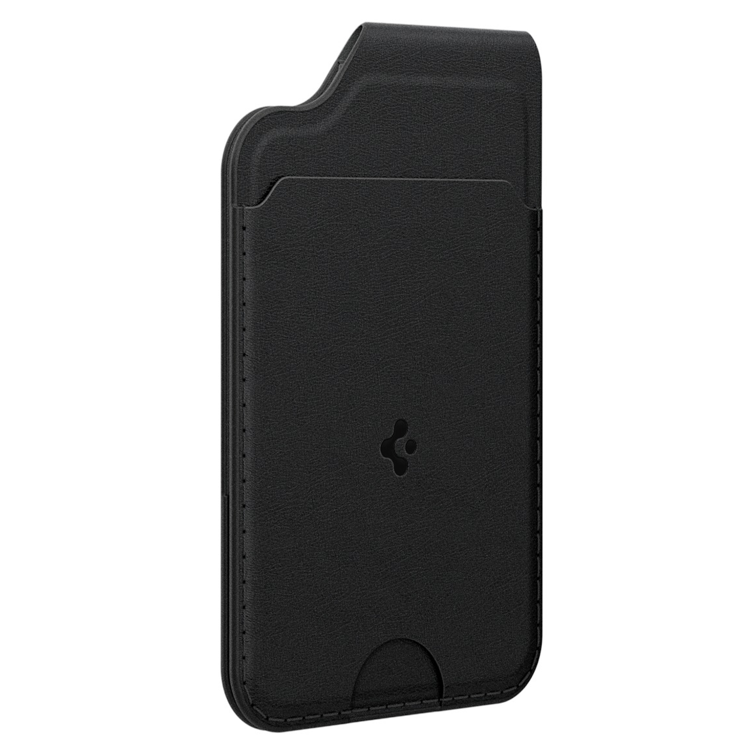 Husa portofel magnetic pentru carduri Spigen - Magnet Card Wallet, Universal, Black - imagine 4