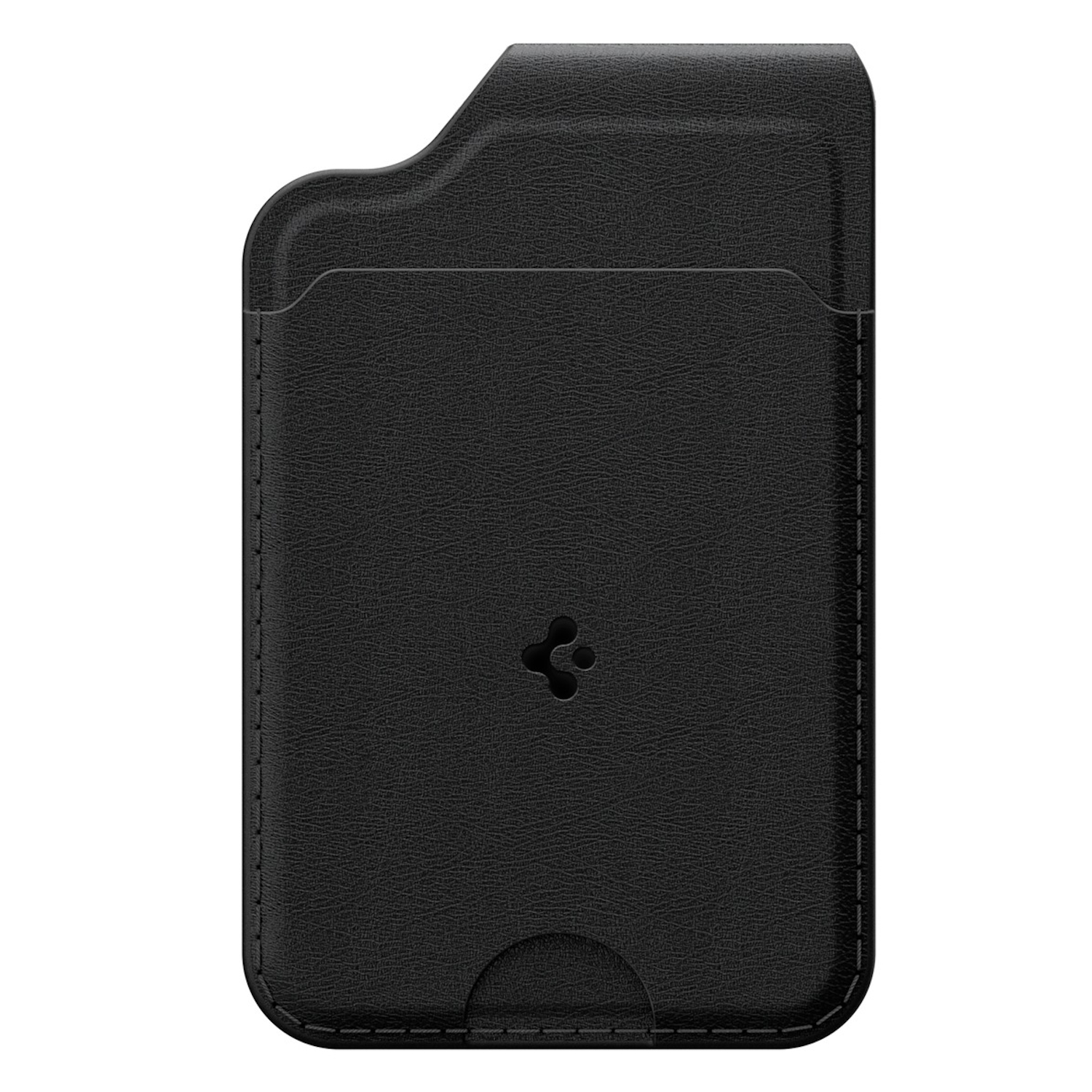 Husa portofel magnetic pentru carduri Spigen - Magnet Card Wallet, Universal, Black
