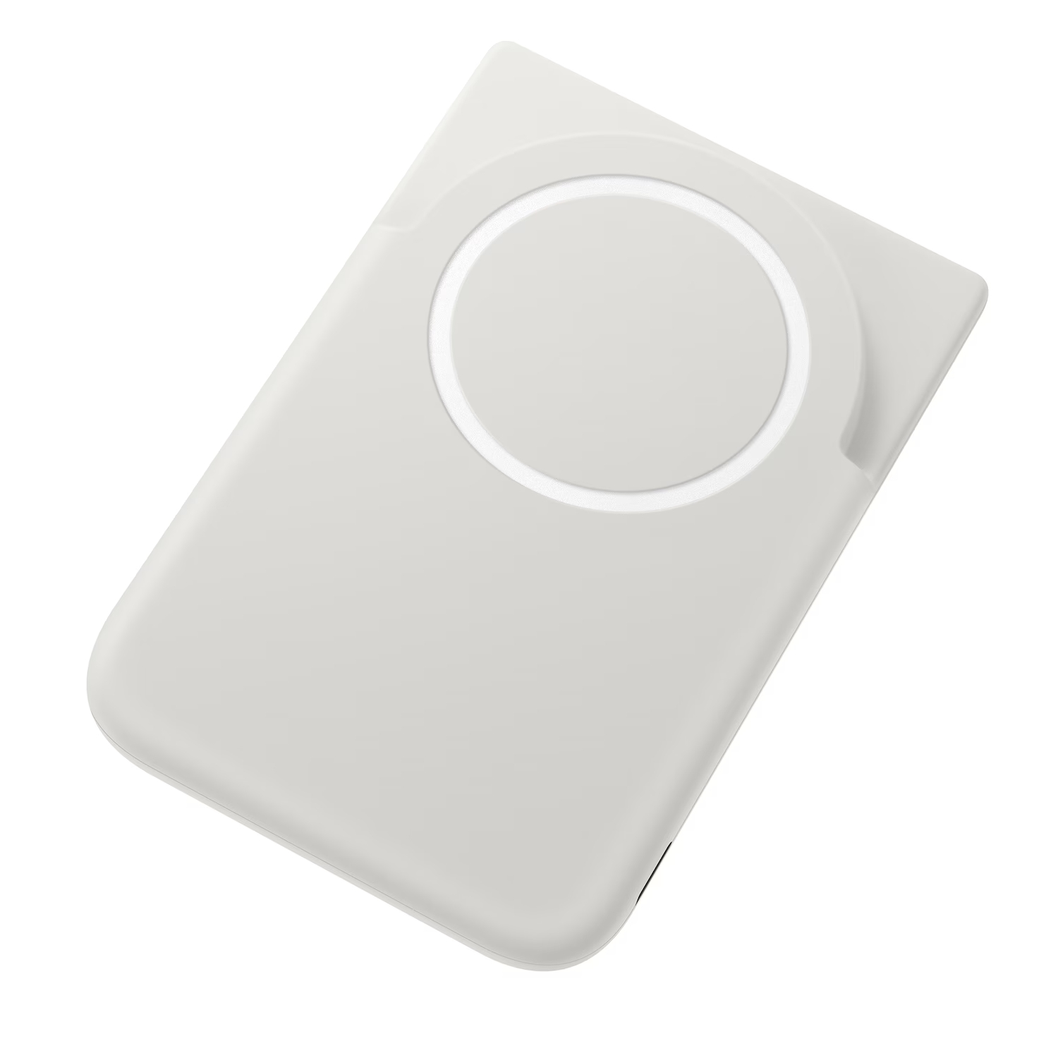 Incarcator portabil universal Samsung 5.000 mAh Magnetic Wireless Battery Pack, Gri - imagine 5