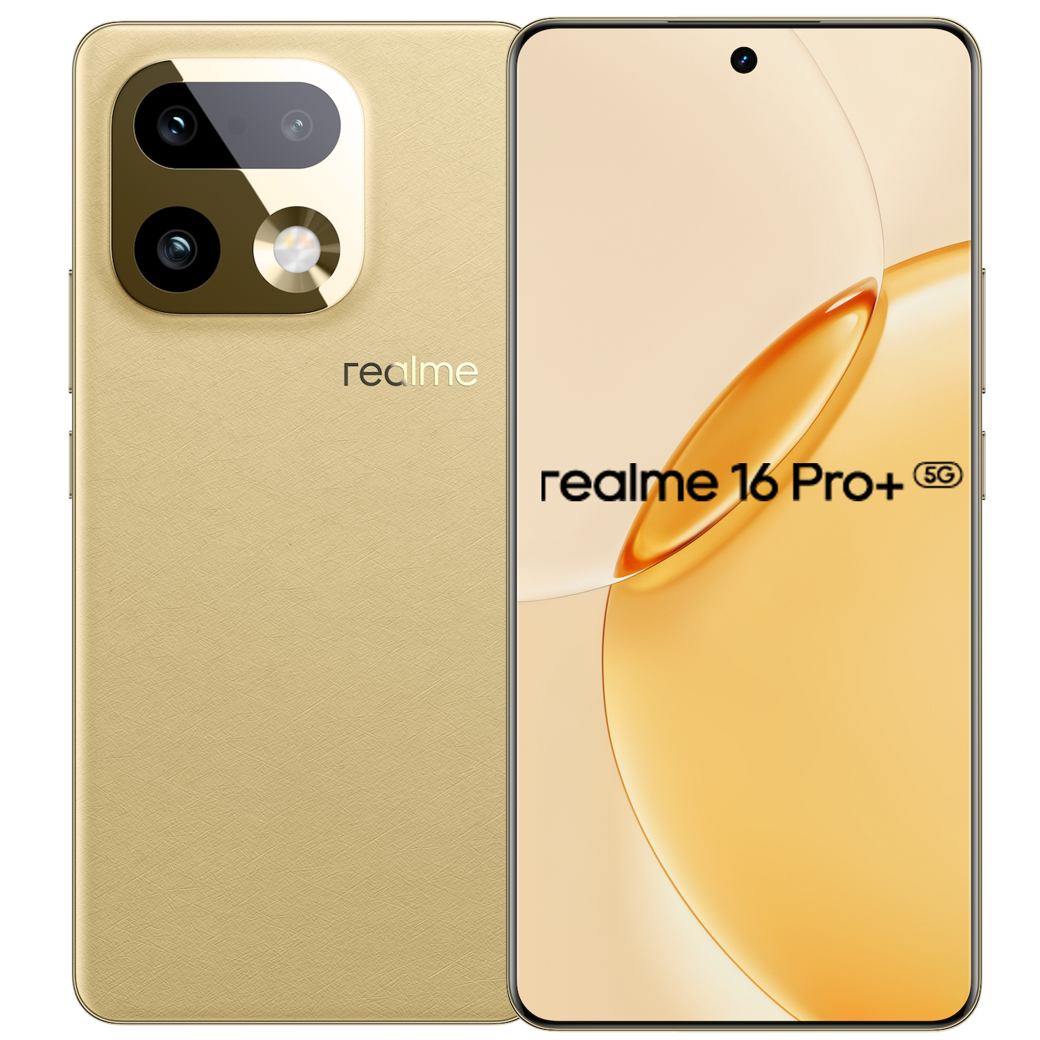 Telefon mobil Dual SIM Realme 16 Pro+ 5G, Octa Core 2.8 GHz, 512 GB + 12 GB RAM, Master Gold