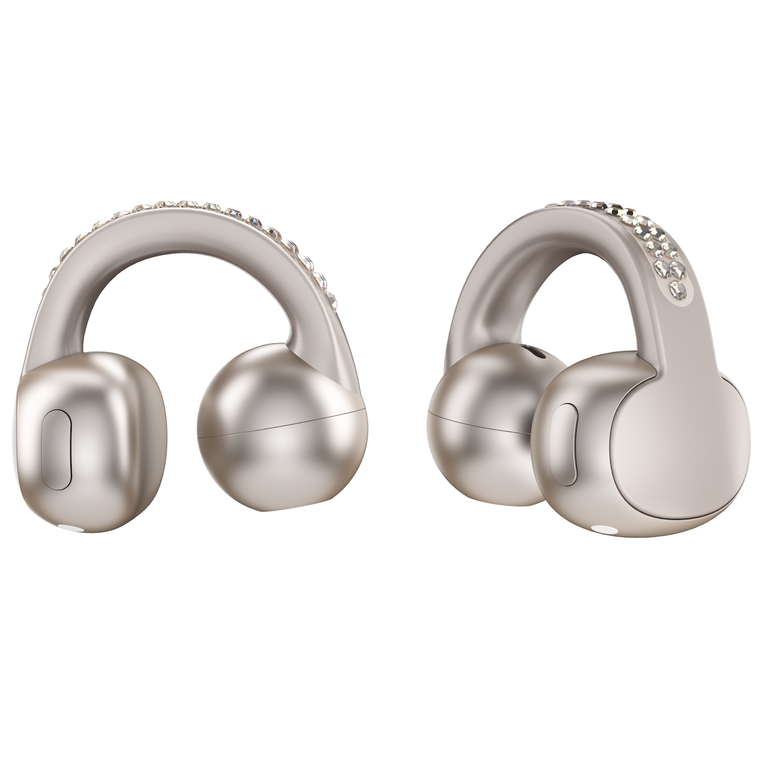 Casti Bluetooth Stereo motorola MOTO Buds Loop, True Wireless, Sound by Bose, tip “In-Ear”, French Oak, Swarovski Edition - imagine 4