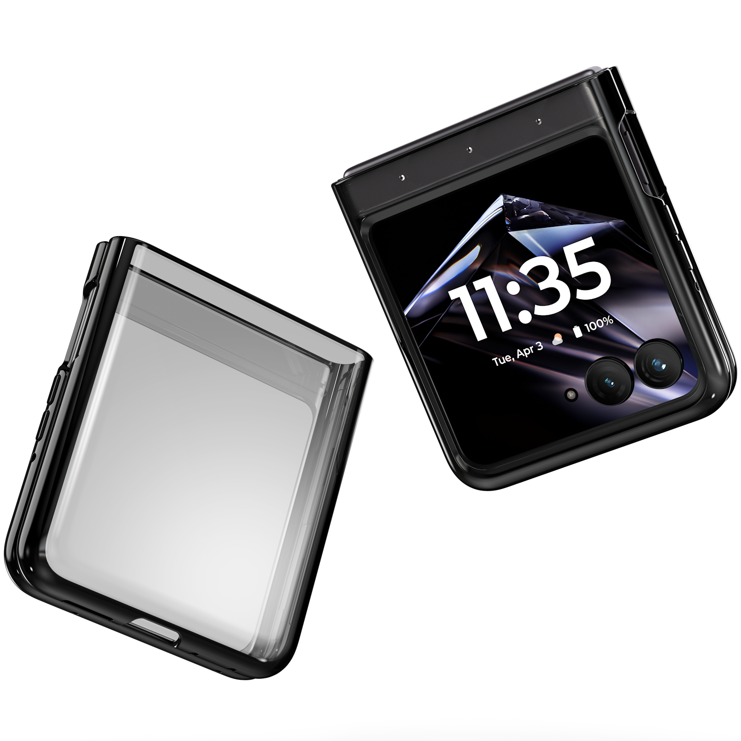 Telefon mobil Motorola Razr 70 Swarovski Edition 5G, Octa Core 2.6 GHz, 256 GB + 8 GB RAM, PANTONE Meteorite - imagine 19