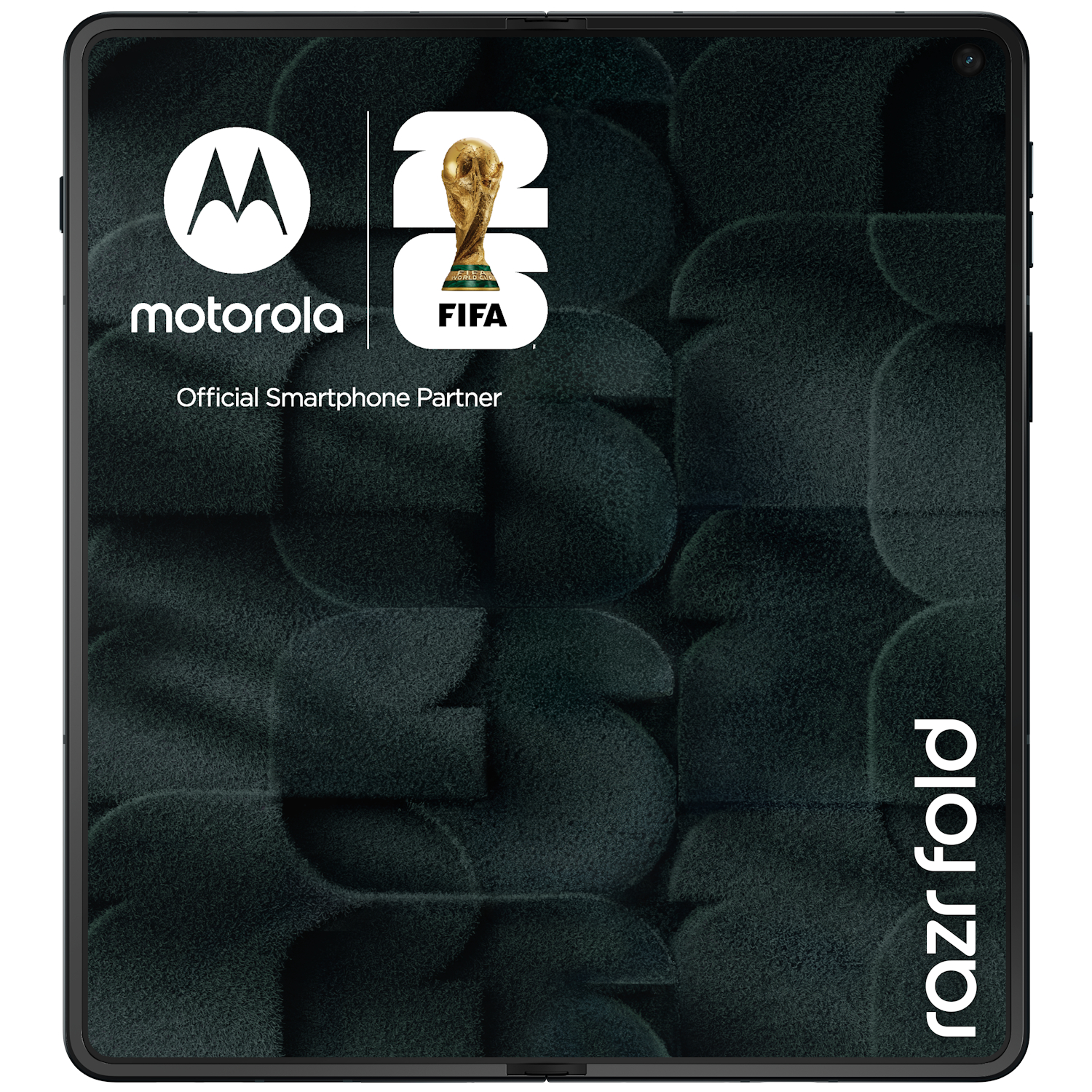 Telefon mobil Motorola Razr Fold FIFA World Cup 26 Edition, 5G, Octa Core 3.8 GHz, 512 GB + 16 GB RAM, 6000 mAh, PANTONE Blackened Blue - imagine 5