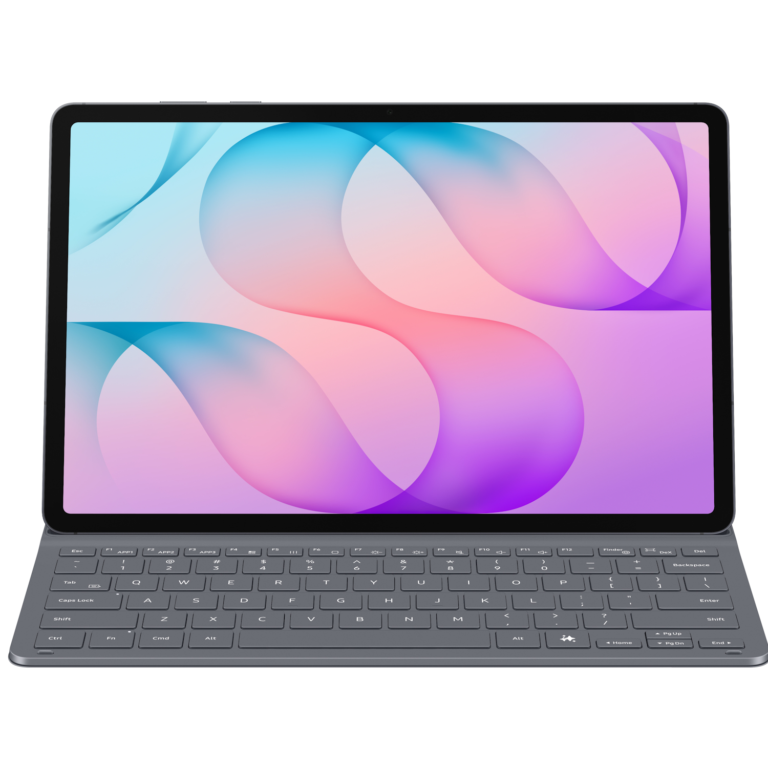 Husa Samsung Book Cover Keyboard Slim pentru Galaxy Tab S12 Plus, EF-DX840U Black - imagine 11