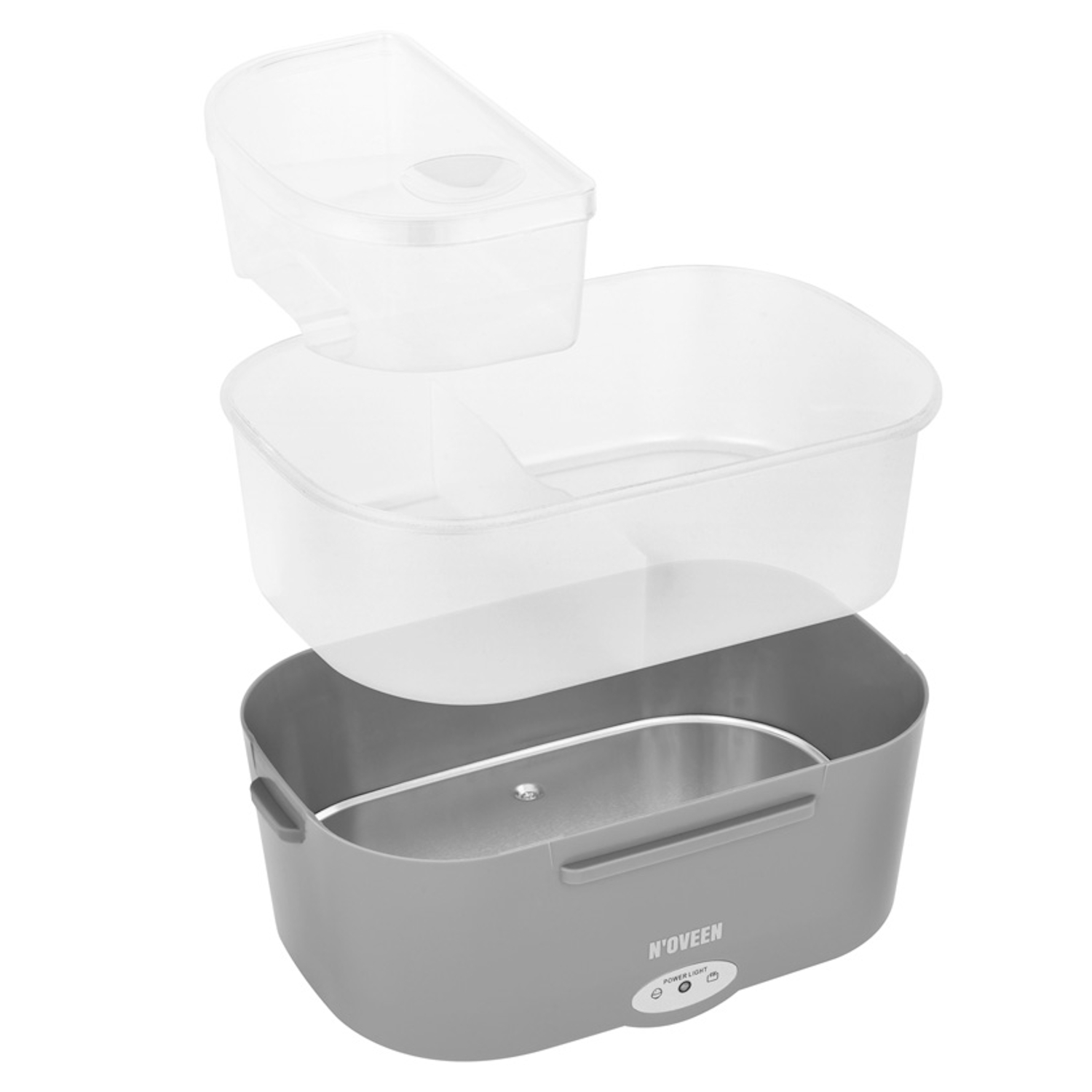 Cutie electrica Noveen pentru incalzirea pranzului, Lunch Box LB310 - Gri - imagine 5