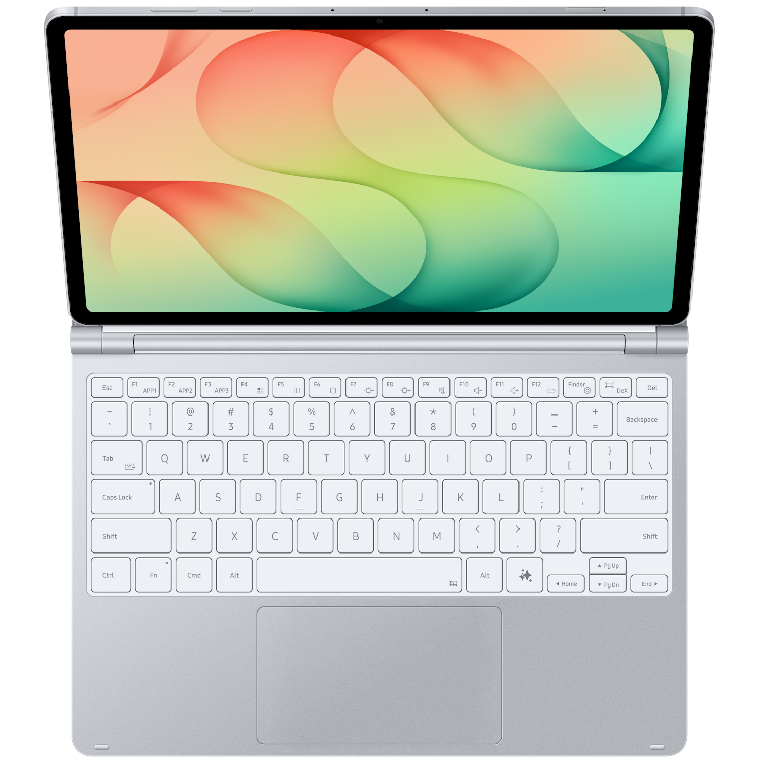 Tastatura Samsung Pro Keyboard pentru Galaxy Tab S12 Plus, EF-DX845U Silver - imagine 9
