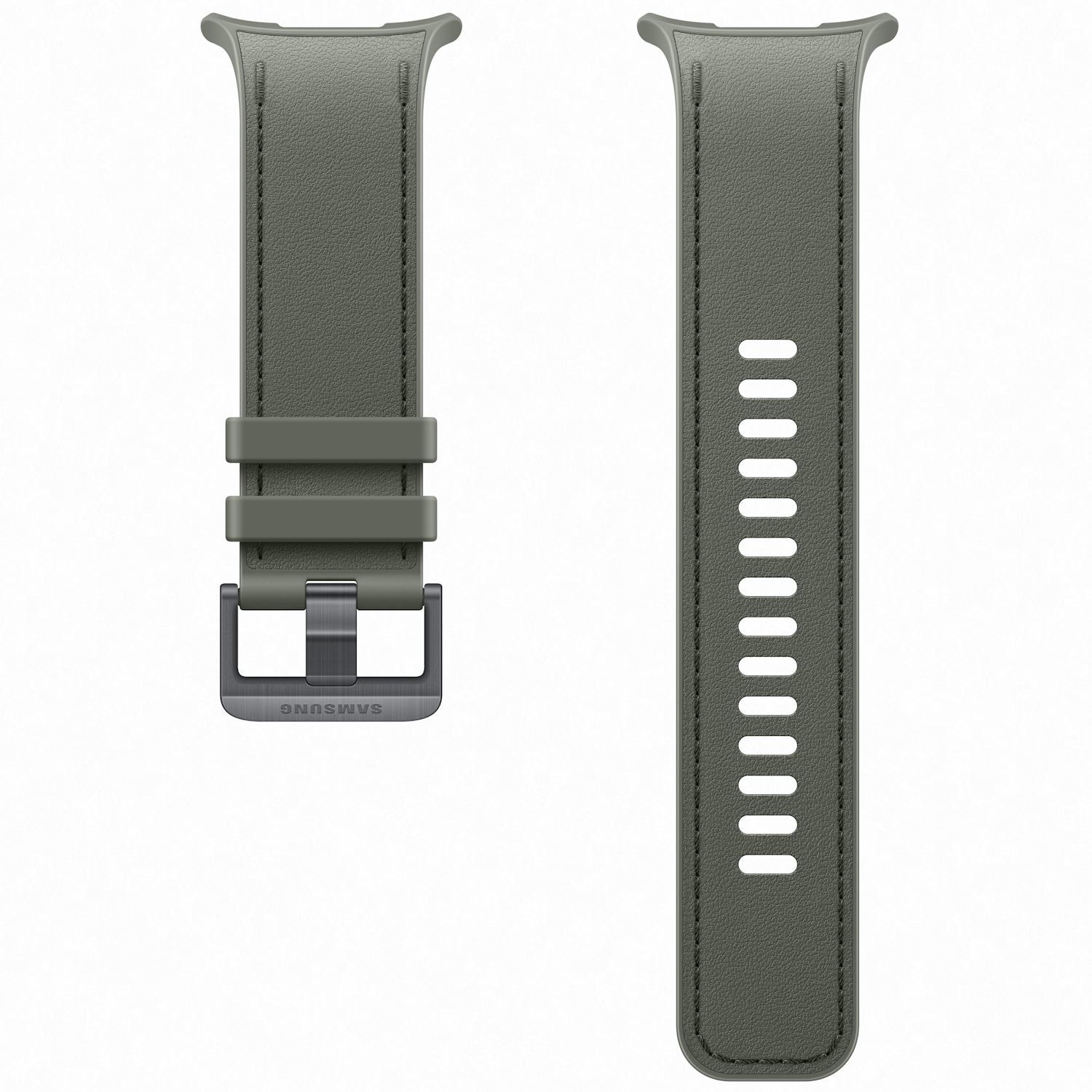 Bratara Samsung Galaxy Watch Ultra2 PeakForm Band (S/M/L), Olive - imagine 3