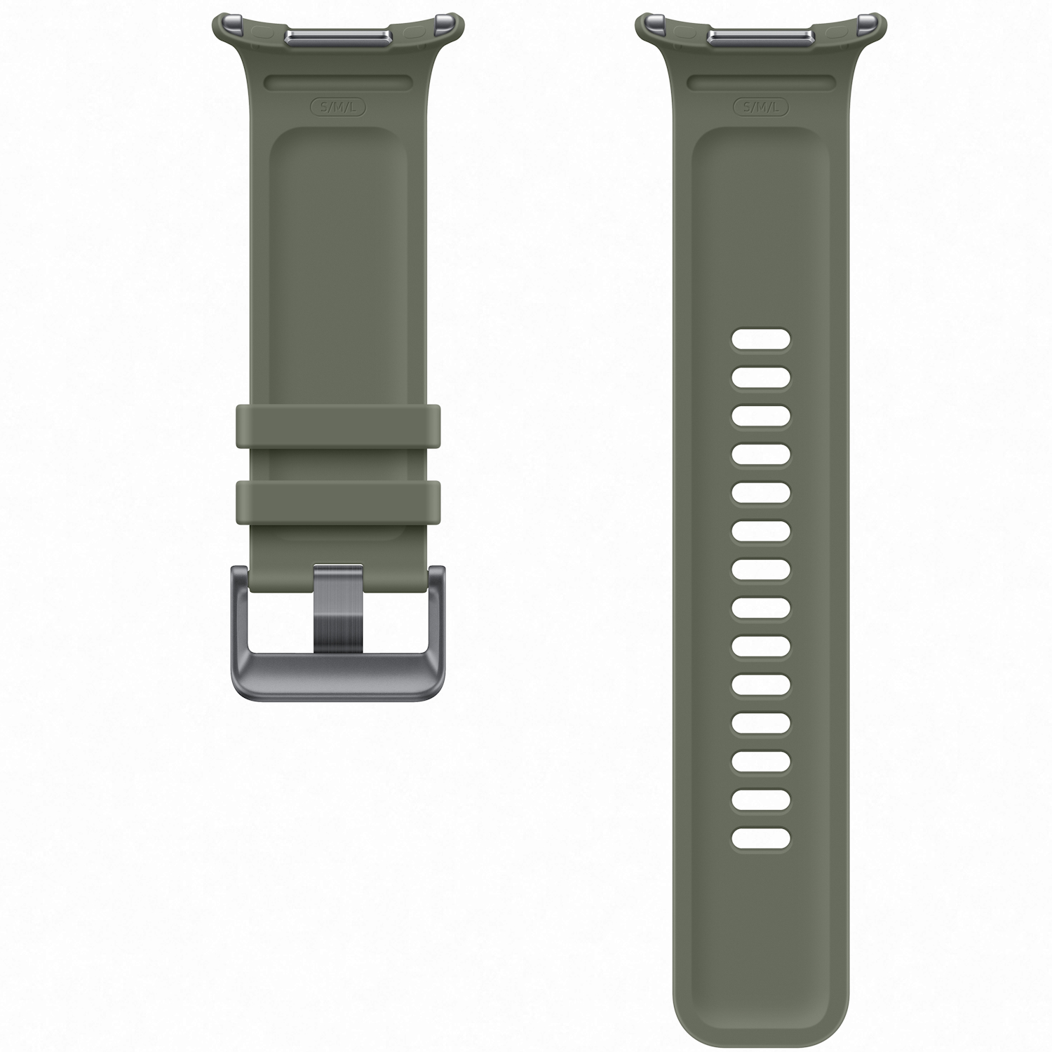 Bratara Samsung Galaxy Watch Ultra2 PeakForm Band (S/M/L), Olive - imagine 2