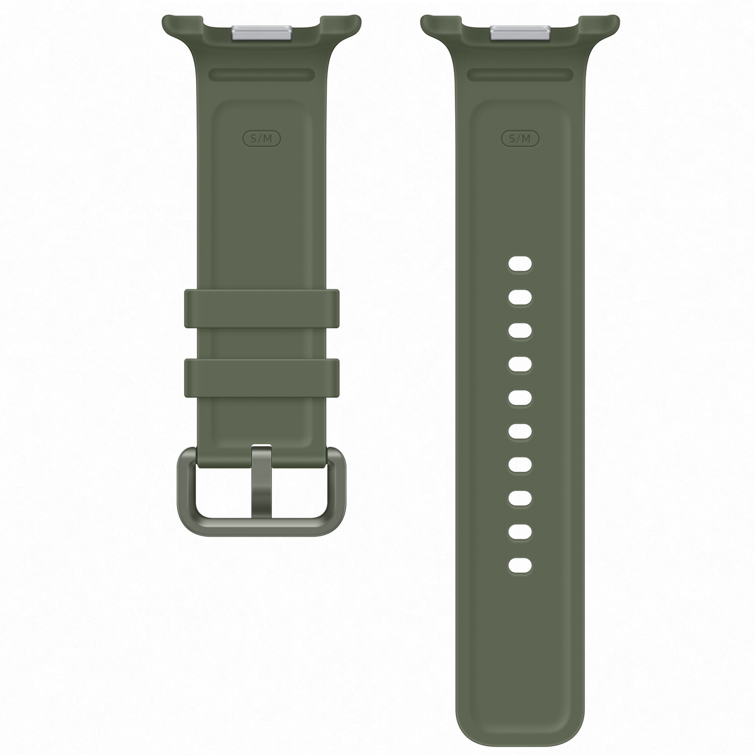 Bratara Samsung Galaxy Watch9 Sport Band (S/M), Olive - imagine 3