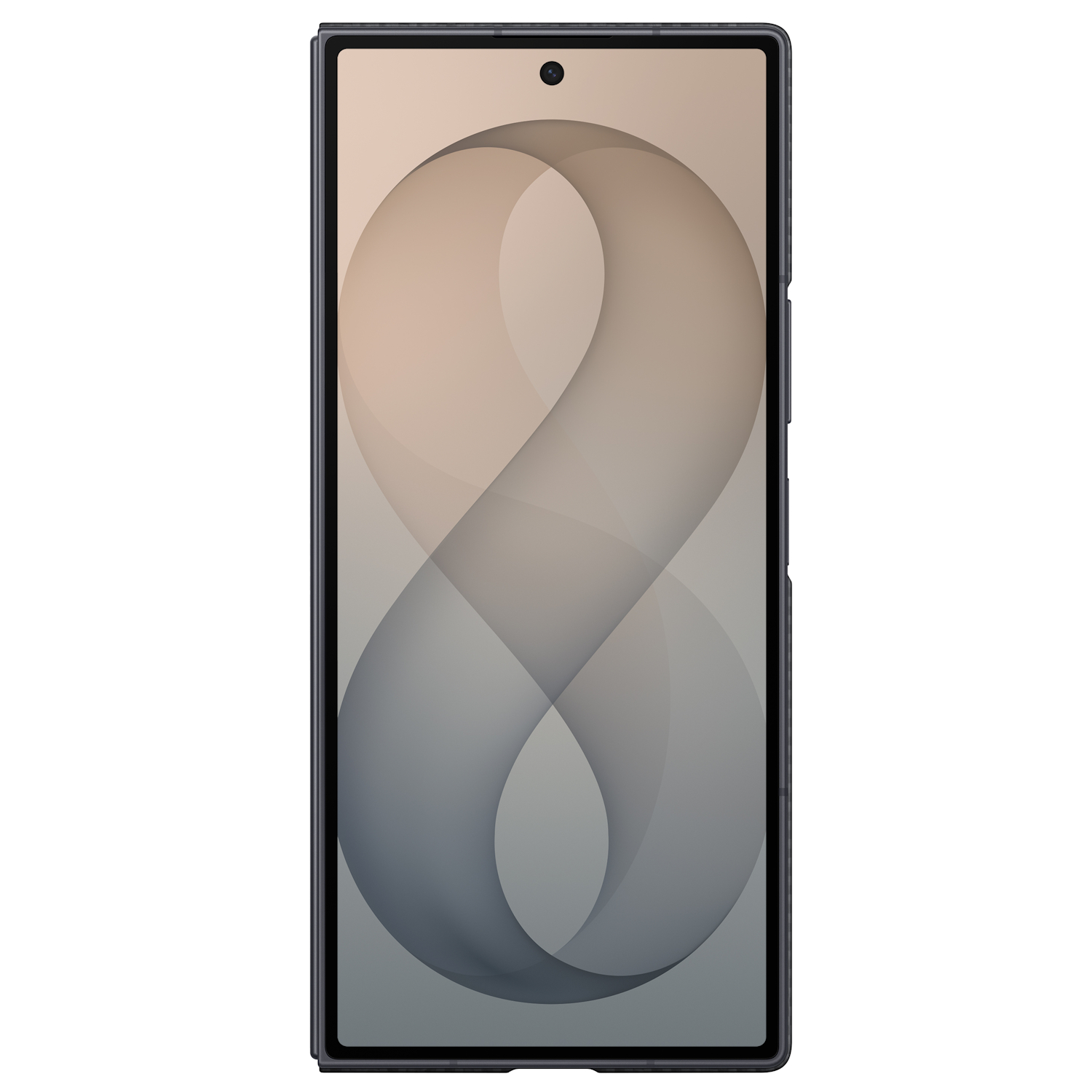 Capac protectie spate Samsung Carbon Standing Case pentru Galaxy Z Fold8 Ultra, Black - imagine 6