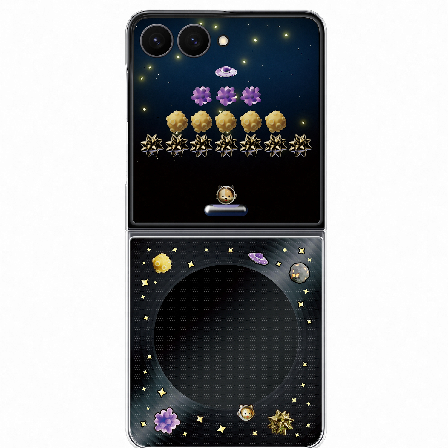Capac protectie spate Samsung FlipSuit Case pentru Galaxy Z Flip 8, Black - imagine 5