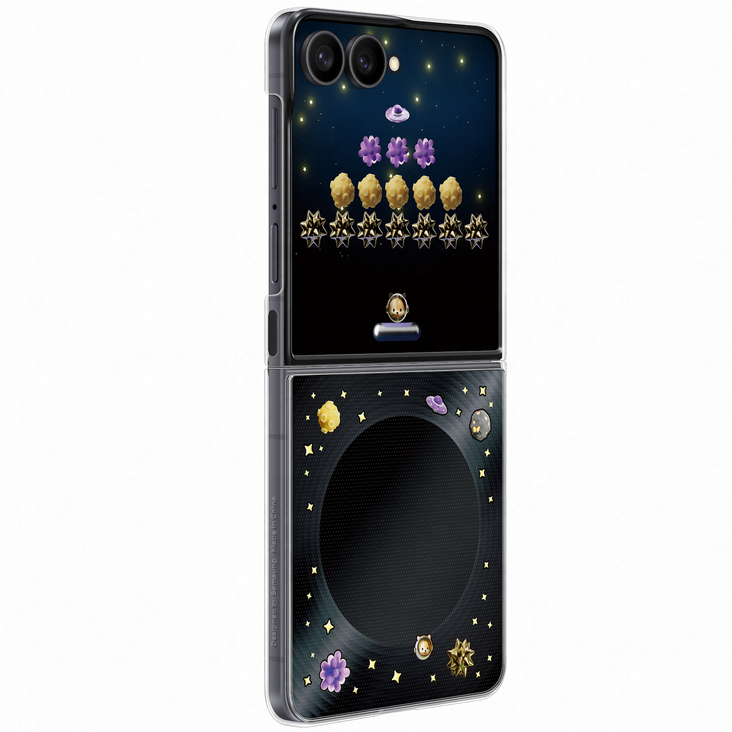 Capac protectie spate Samsung FlipSuit Case pentru Galaxy Z Flip 8, Black - imagine 4