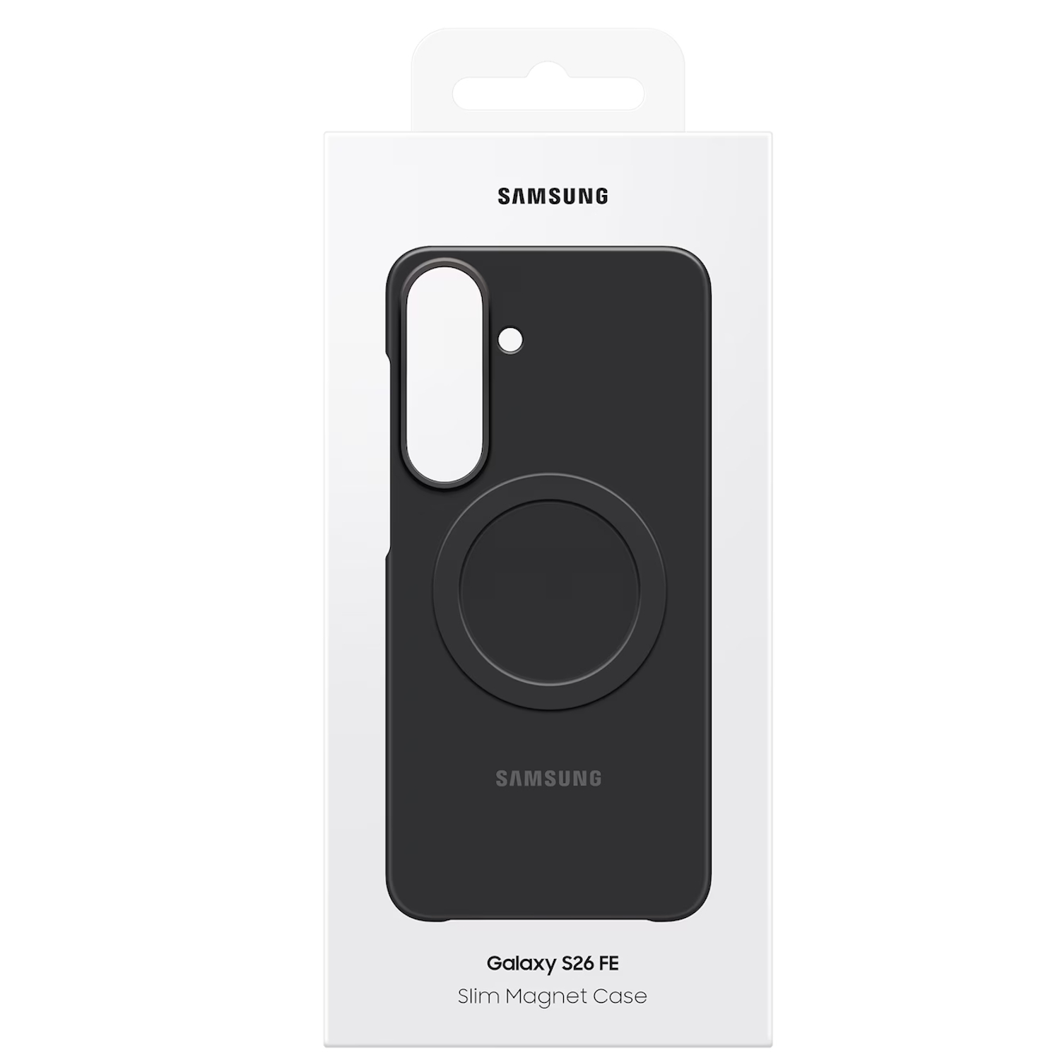Capac protectie spate Samsung Slim Magnet Case pentru Galaxy S26 FE, Black - imagine 6
