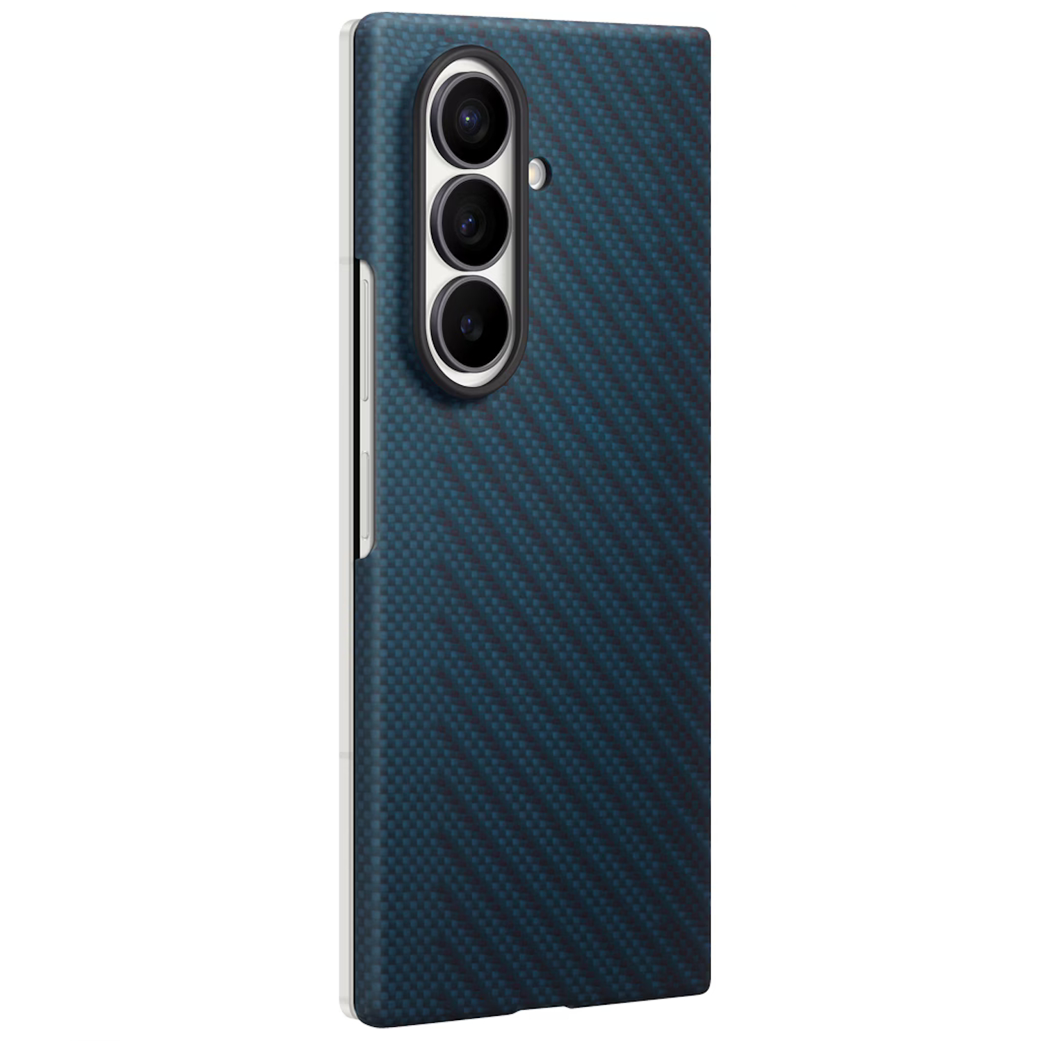 Capac protectie spate Samsung Carbon Magnet Case pentru Galaxy Z Fold8 Ultra, Blue - imagine 5
