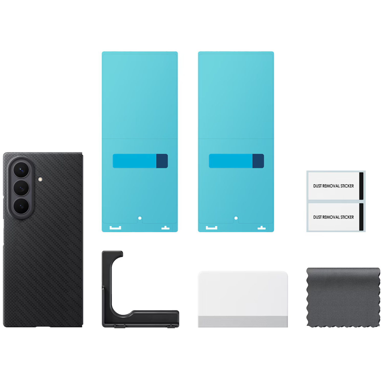 Capac protectie spate Samsung Carbon Magnet Case pentru Galaxy Z Fold8 Ultra, Graphite - imagine 2