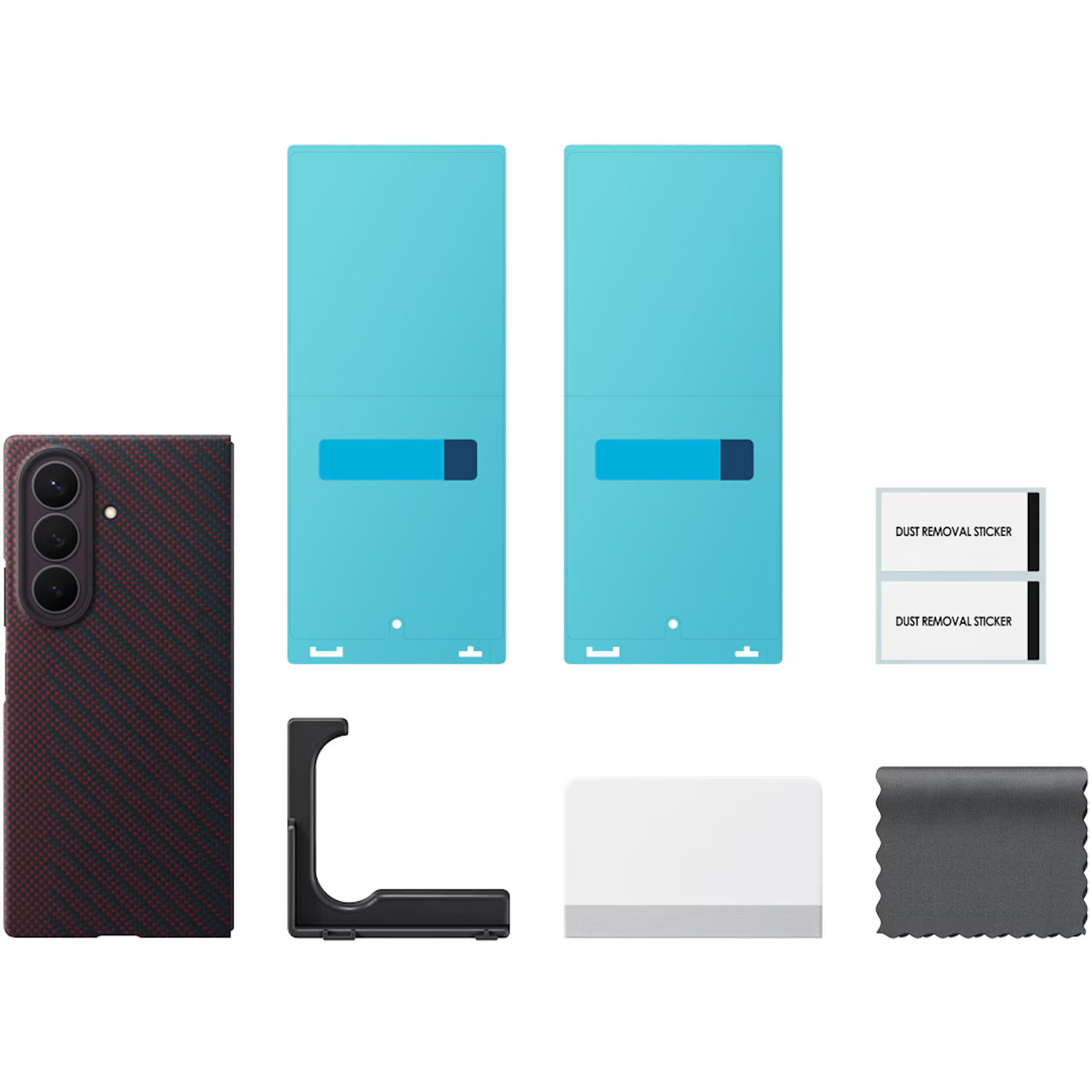 Capac protectie spate Samsung Carbon Magnet Case pentru Galaxy Z Fold8 Ultra, Violet - imagine 2