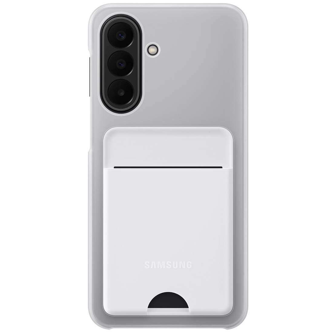 Capac protectie spate Samsung Card Slot Case pentru Galaxy A27, Light Gray