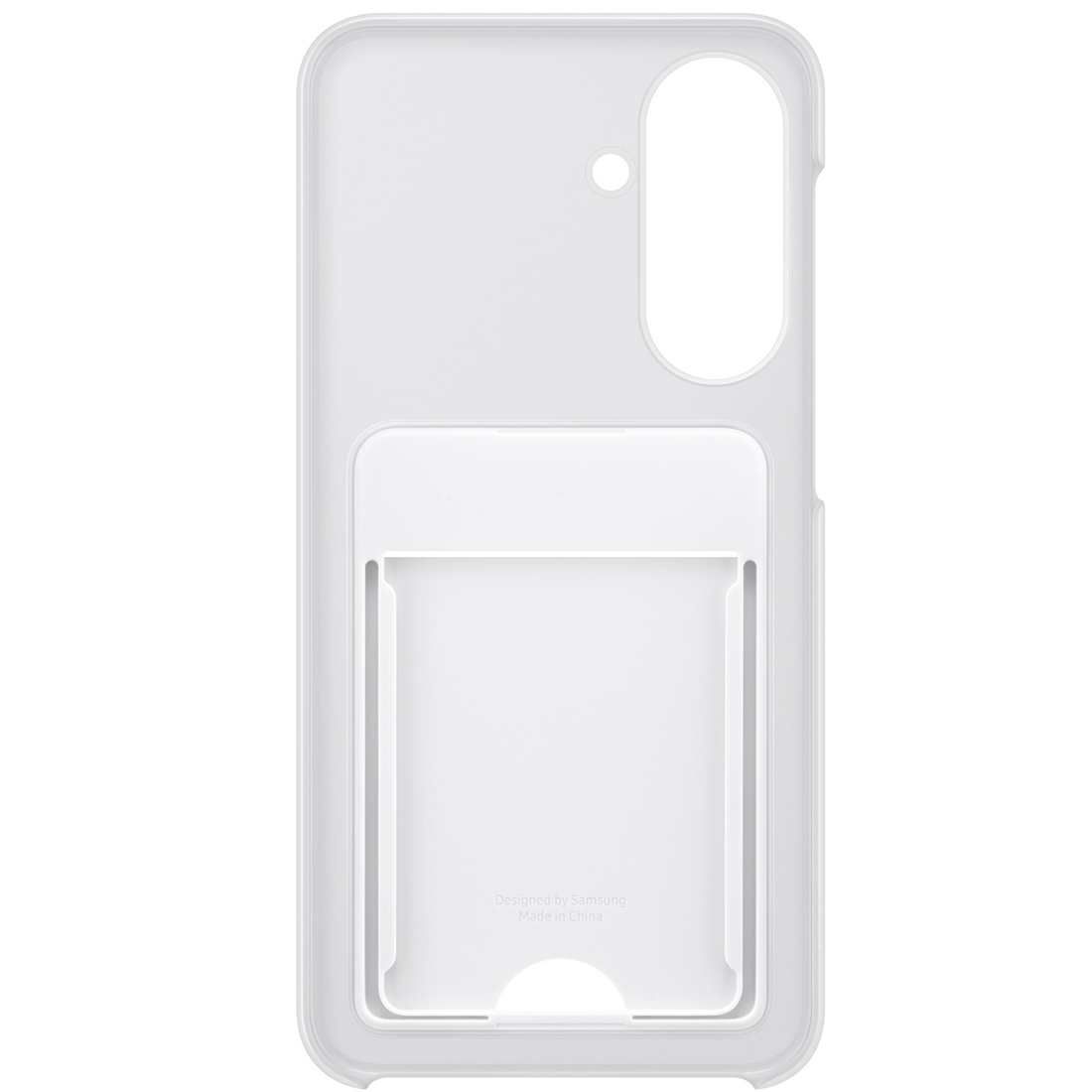 Capac protectie spate Samsung Card Slot Case pentru Galaxy A27, Light Gray - imagine 3